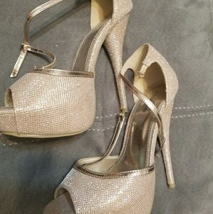 Gold Champagne Shoes